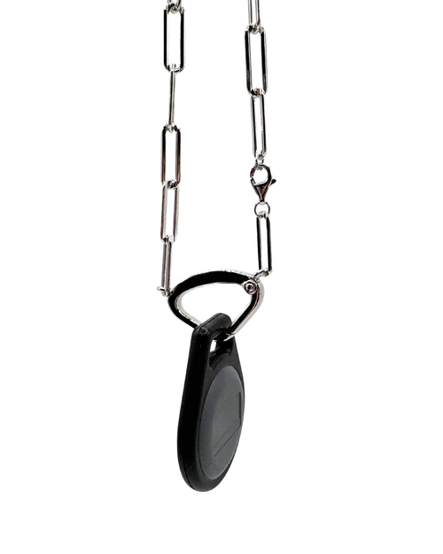 Silver Key Fob Bracelet