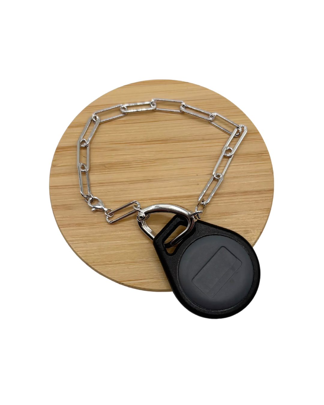 Silver Key Fob Bracelet